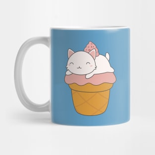 Kawaii Cute Ice Cream Cone T-Shirt Mug